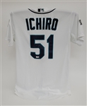 Ichiro Suzuki 2011 Seattle Mariners Game Used & Autographed Jersey w/ Dave Miedema LOA & Beckett