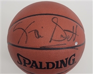 Kevin Garnett Rookie Autographed Spalding Basketball Beckett