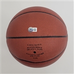 Kevin Garnett Rookie Autographed Spalding Basketball Beckett