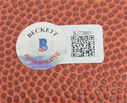 Kevin Garnett Rookie Autographed Spalding Basketball Beckett