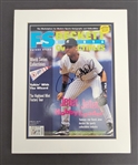 Derek Jeter Autographed 1997 "Beckett" Magazine Matted w/ Beckett LOA