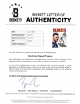 Derek Jeter Autographed 1996 Yankees Program w/ Beckett LOA