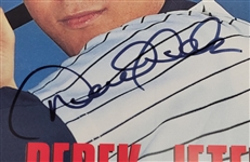 Derek Jeter Autographed 1997 Sports Cards Magazine Matted w/ Beckett LOA