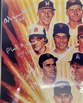 300 Win Club Autographed 11x14 Lithograph Matted w/ Beckett LOA