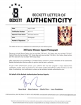 300 Win Club Autographed 11x14 Lithograph Matted w/ Beckett LOA