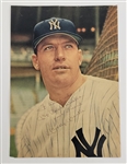 Mickey Mantle Autographed & Inscribed Magazine Photo w/ Beckett LOA