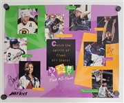 Fleet All-Stars Autographed 18x22 Poster w/ Derek Jeter Beckett LOA