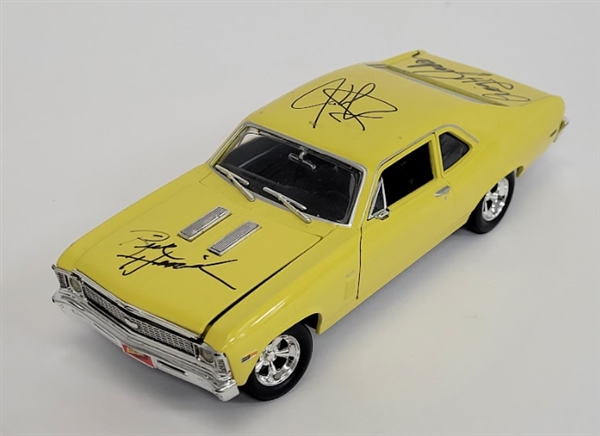 John Cena, Craig Jackson, & Ricky Hendrick Autographed Die-Cast Car w/ Beckett LOA