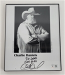Charlie Daniels Autographed 8x10 Photo Beckett