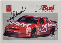 Ken Schrader Autographed 6x8 Photo Beckett