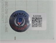 Buck O'Neil Signed Check Beckett