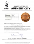 Red Auerbach Autographed Spalding Basketball w/ Beckett LOA