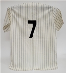 Mickey Mantle Autographed & Inscribed 1956 Mitchell & Ness New York Yankees Jersey w/ JSA & Beckett LOA's