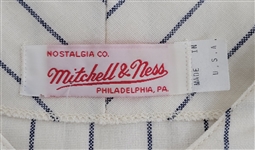 Mickey Mantle Autographed & Inscribed 1956 Mitchell & Ness New York Yankees Jersey w/ JSA & Beckett LOA's