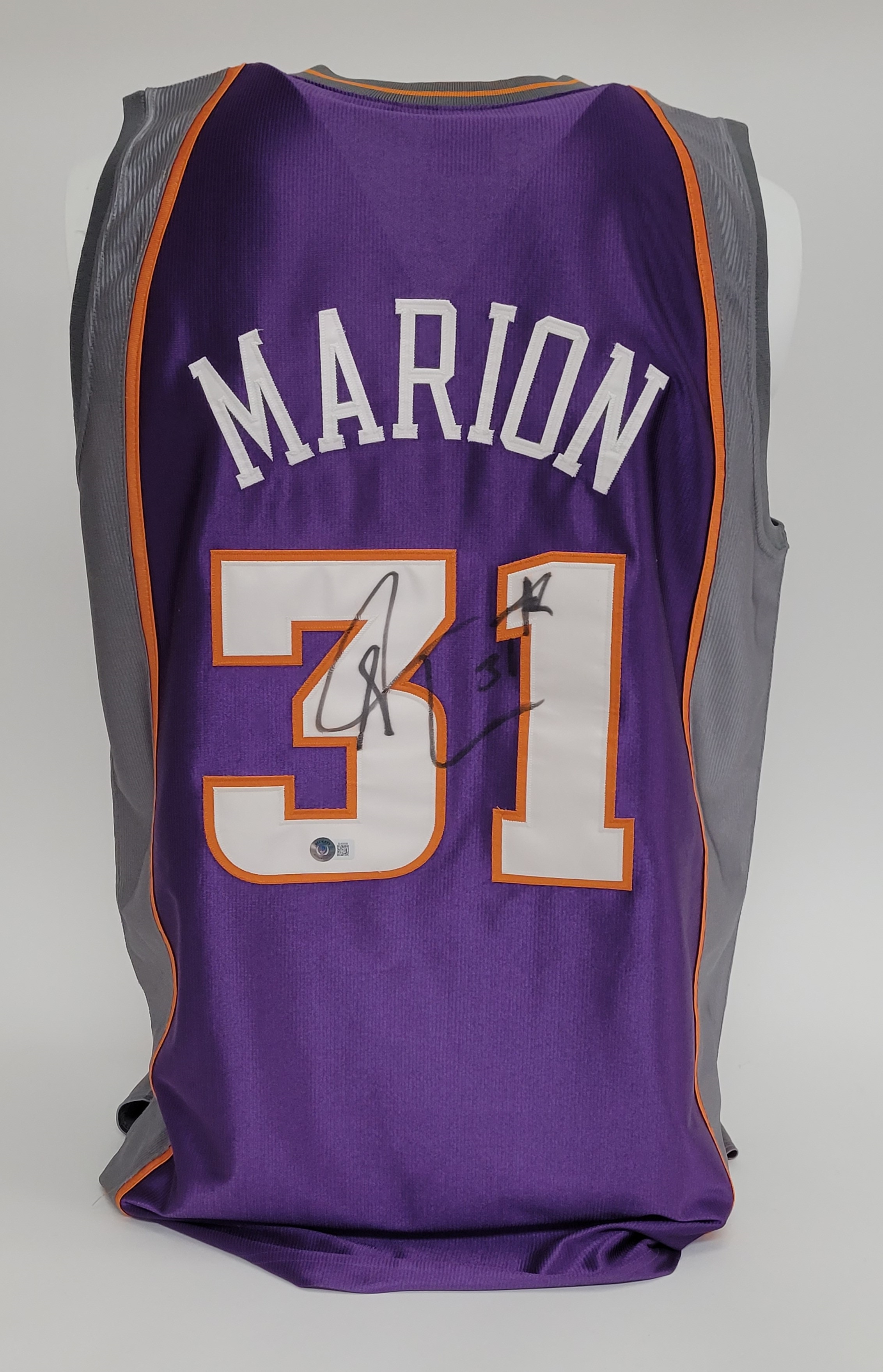 Shawn Marion Signed Suns Jersey (Beckett COA)