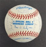 1996 Minnesota Twins Team Signed Baseball w/ Kirby Puckett Beckett LOA