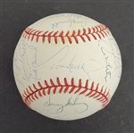 1996 Minnesota Twins Team Signed Baseball w/ Kirby Puckett Beckett LOA