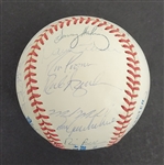 1996 Minnesota Twins Team Signed Baseball w/ Kirby Puckett Beckett LOA