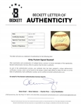 Kirby Puckett Autographed OAL Baseball w/ Beckett LOA