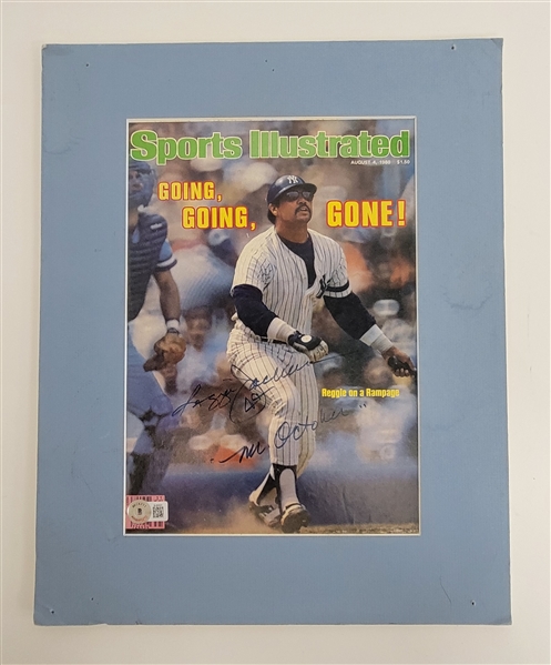 Reggie Jackson Autographed & Inscribed 1980 Sports Illustrated Cover Beckett
