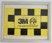 Lee Trevino Autographed & Framed 3M Championship Flag w/ Beckett LOA