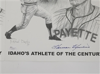 Lot of 4 Harmon Killebrew Autographed Idaho's Athlete of the Century Limited Edition 11x17 Prints JSA