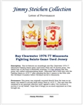 Ray Clearwater 1976-77 Minnesota Fighting Saints Game Used Jersey w/Provenance