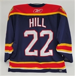 Sean Hill 2005-06 Florida Panthers Game Used Jersey w/ MeiGray LOA