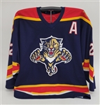 Sean Hill 2005-06 Florida Panthers Game Used Jersey w/ MeiGray LOA