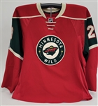 Jason Pominville 2016-2017 Minnesota Wild Set #2 Game Used Jersey w/ Wild LOA