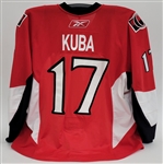 Filip Kuba 2008-09 Ottawa Senators Set #3 Game Used Jersey w/ MeiGray LOA