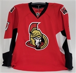 Filip Kuba 2008-09 Ottawa Senators Set #3 Game Used Jersey w/ MeiGray LOA