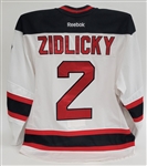 Marek Zidlicky 2013-14 New Jersey Devils Set #3 Game Used Jersey w/ MeiGray LOA