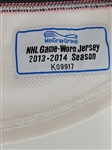 Marek Zidlicky 2013-14 New Jersey Devils Set #3 Game Used Jersey w/ MeiGray LOA