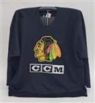 Chris Chelios Chicago Blackhawks Used & Autographed Practice Jersey