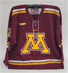 Adam Wilcox Minnesota Gophers Maroon Game Issued Hockey Jersey