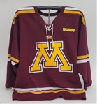 Alex Goligoski Minnesota Gophers Maroon Game Issued Hockey Jersey