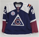Gabriel Landeskog Colorado Avalanche TBC Autographed Game Issued Jersey