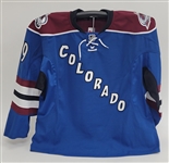Nathan MacKinnon Colorado Avalanche Autographed Game Issued Jersey