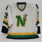 Brian Bellows 1990-91 Minnesota North Stars Game Used Jersey