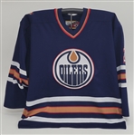 Alex Henry 1999-2000 Edmonton Oilers Game Used Jersey w/ MeiGray LOA 