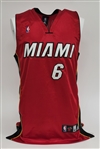 LeBron James Autographed Authentic Miami Heat Jersey UDA