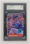 Greg Maddux 1987 Donruss Rookie Card SGC 92 NM/MT