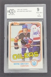 Wayne Gretzky 1981-82 Topps #16 Hockey Card BCCG 9 NM