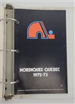 Lot of (10) 1972-73 WHA Hockey Media Guides