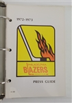 Lot of (10) 1972-73 WHA Hockey Media Guides