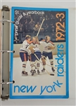 Lot of (10) 1972-73 WHA Hockey Media Guides