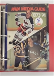 Lot of (10) 1973-74 WHA Hockey Media Guides