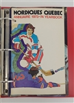 Lot of (10) 1973-74 WHA Hockey Media Guides