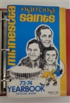 Lot of (10) 1973-74 WHA Hockey Media Guides